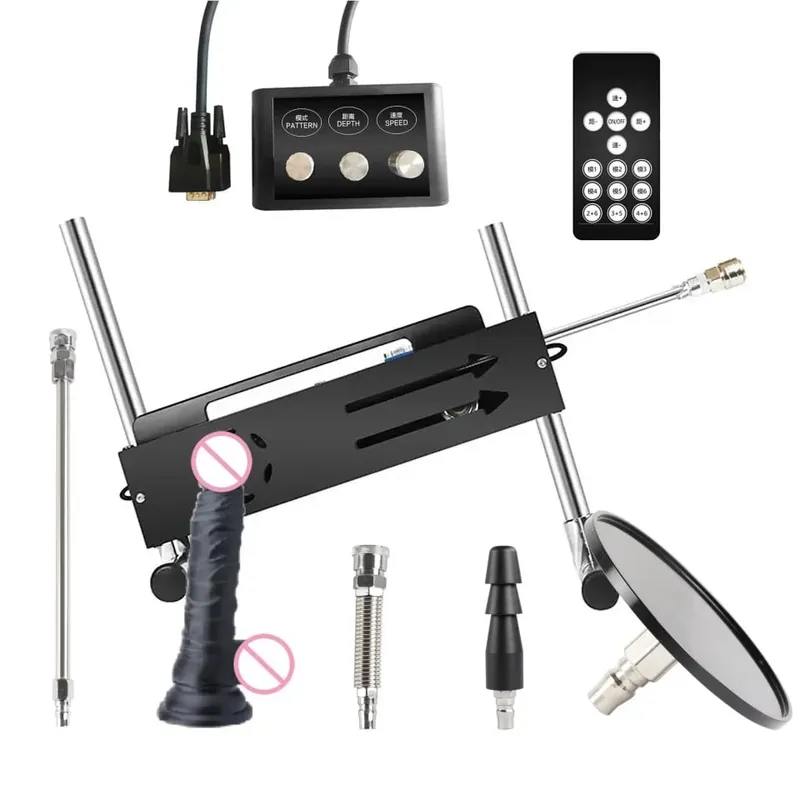 70W/120W/200W Power Sex Machine Silent Adults Masturbation Vac-u Lock Sex Machine With Dildo for Women Sex Toys