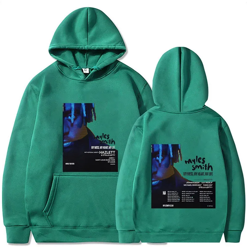 Myles Smith My Mess Man Tour 2026 Hoodies Men Women Clothing Fashion Long Sleeve Sweatshirts Casual Oversized Hip Hop Pullovers