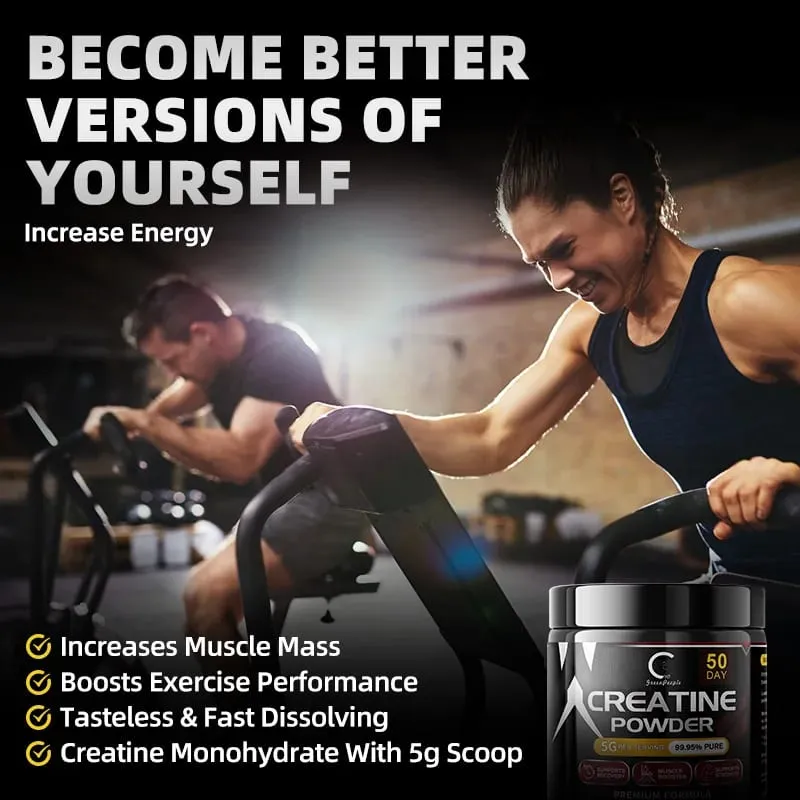 Pre Workout Creatine Powder para sa Mga Lalaki at Babae - Cognitive & Exercise Performance Support - NSF Certified para sa Sport- 150 Grams