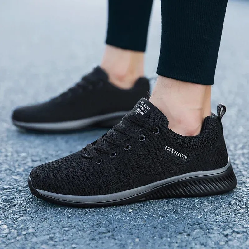 2026 Men Running Walking Knit Shoe Casual Sneakers Breathable Sports Running Athletic Gym Lightweight Outdoor Women Shoes Size