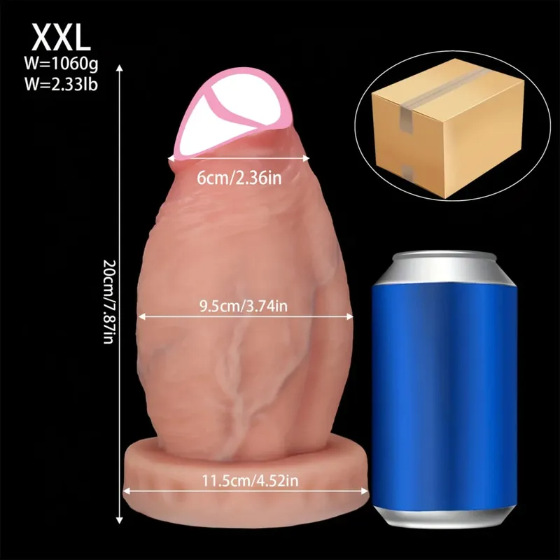 5 Sizes Realistic Anal Dildo Soft Huge Penis Suction Cup Anal Sex Toys For Woman Vagina Adult Masturbator Cock Big Dick Buttplug