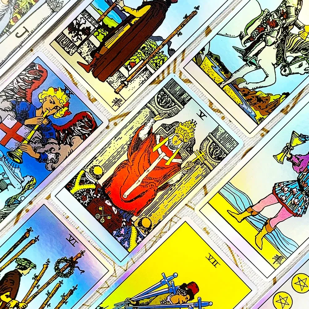 Tarot Oracle 78pcs Colorful Cards Family Entertainment Board Game Fate Divination Card Game Christmas and New Year Gifts