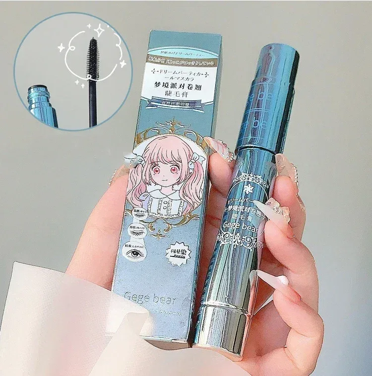 Mascara per ciglia in fibra di seta, estensione delle ciglia impermeabile a lunga durata, allungamento delle ciglia, mascara arricciante, cosmetico per il trucco delle ciglia nere