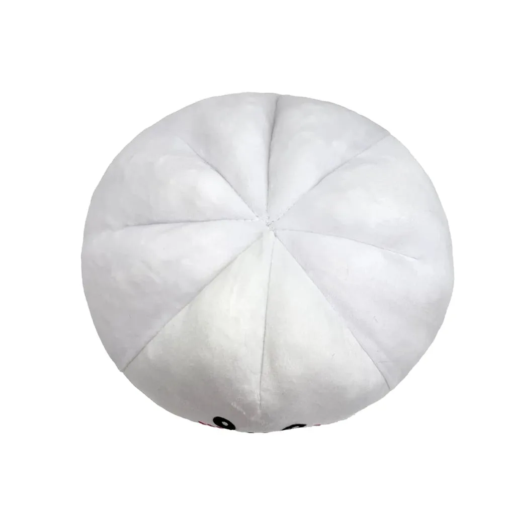 Kawaii Steamed Bun Plush Pillow 20×17cm Cute Smiling Baozi Stuffed Toy Soft Food Shape Cushion Home Decor Birthday Gift for Kids