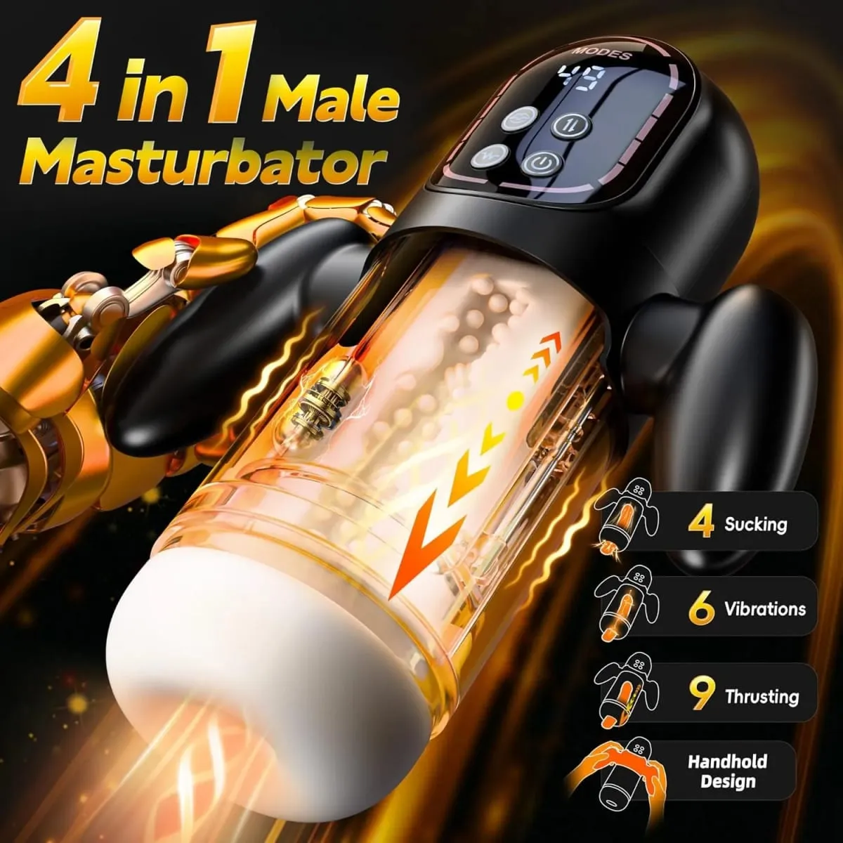 Automatyczne męskie masturbatory kubek do masturbacji potężne ssanie próżniowe obciąganie szybkie wbijanie dla mężczyzn Sex Machine Sex Toys