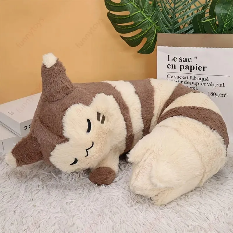 Pokémon Plush Sleeping Position Pillow Leafeon Espeon Sylveon Furret Cubone Scorbunny Bulbasaur Squirtle Soft Stuffed Cushion