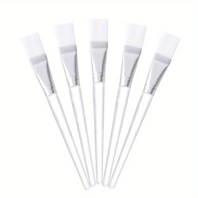 4pcs Facial Mask Brush Transparent Face Mask Brush Cosmetic Makeup Brushes Tools for Facial Mask Eye Mask Application and DIY