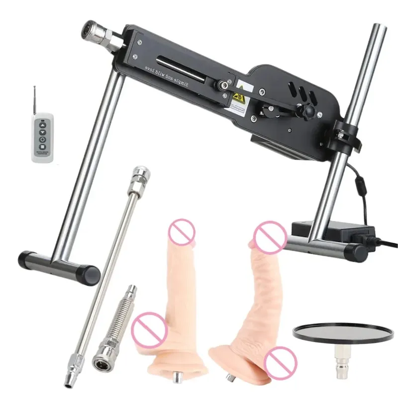 70W/120W/200W Power Sex Machine Silent Adults Masturbation Vac-u Lock Sex Machine With Dildo for Women Sex Toys