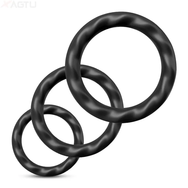 Cock Ring Reusable Silicone Penis Ring Delayed Ejaculation Penis Enlargement Dick Enlarger Semen Semen Lock Ring Sex Toy Men