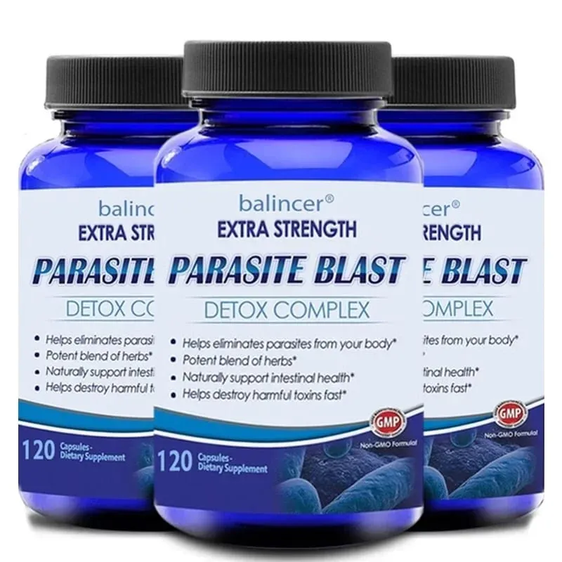 Parasit Detox Body Cleansing Complex med tranbärszink och vitlöksstöd Rengörande tarmhälsa Förbättra immunitetstillskott