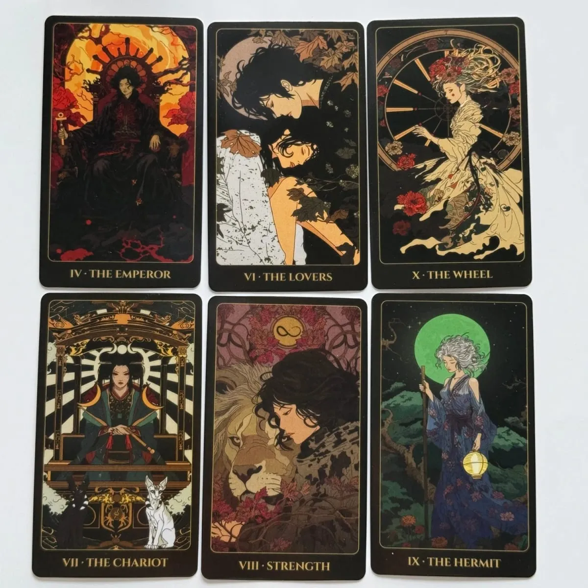 Ukiyo Tarot Cards English Visions 78 Deck Board Playing Games