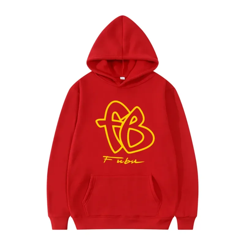 Autumn and Winter Fubu Fb Hoodie, High-quality Men's Hoodie, Fashionable Unisex Streetwear, Men's Casual Pullover