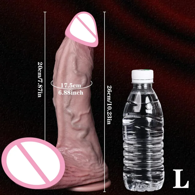 Realistic Skin Soft Big Dildo 3 Sizes Silicone Penis For Woman Anal Sex Toy Vein Cock Vaginal Masturbation Suction Cup Big Dick