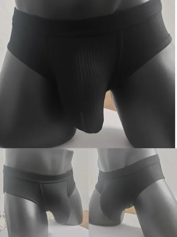 Herren-Unterwäsche mit Taschen, große Tasche, Handyhalter, Sport-Boxershorts, schnell trocknende Sportunterwäsche mit versteckter Tasche, Fitnessstudio, Laufen