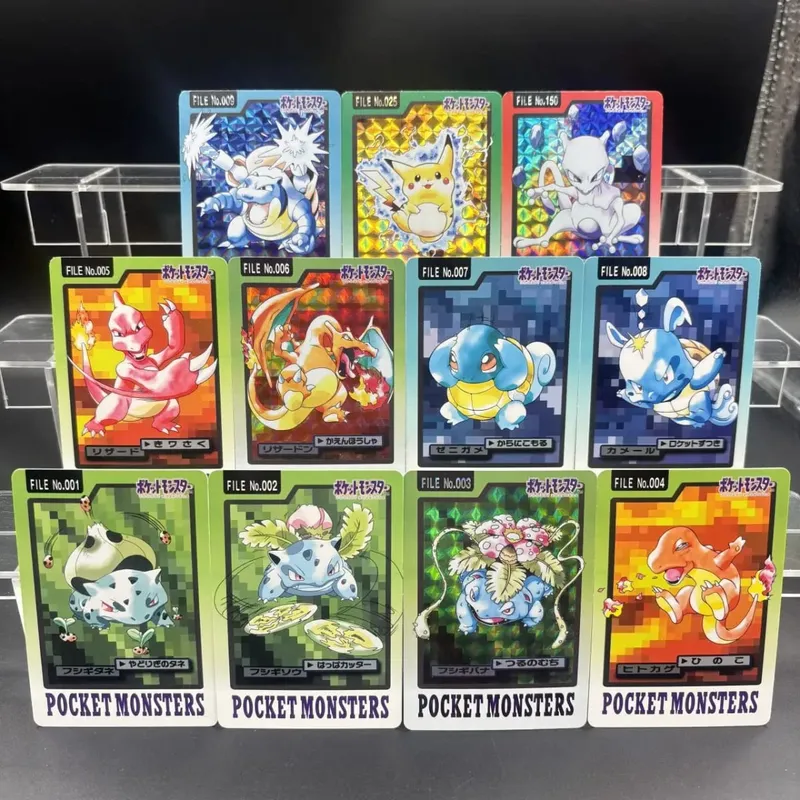 153pcs 1997 POCKET MONSTERS Blastoise DIY Self Made Single Card Classic Game Anime Card Gift Toy