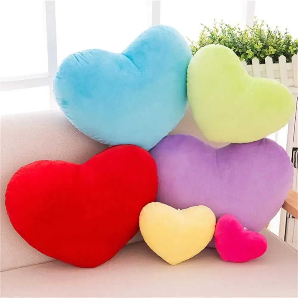 Red Color for Birthday Valentines Day Soft Heart Heart Shape