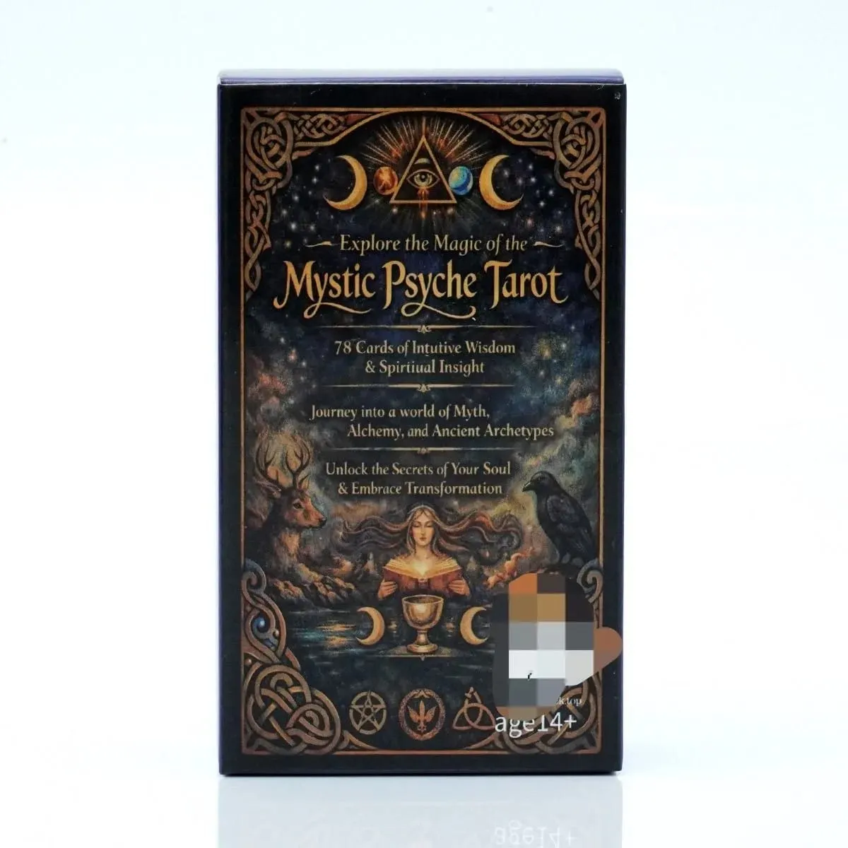 Mystic Psyche Tarot Deck – 78-Card Set for Intuitive Wisdom Spiritual Growth and Archetypal Exploration