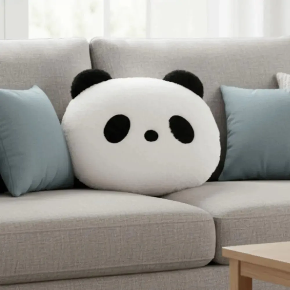 Stuffed Animal Plush Panda Cushion Home Decoration Bedroom Sofa Stuffed Panda Pillow 30cm Kawaii Panda Throw Pillows