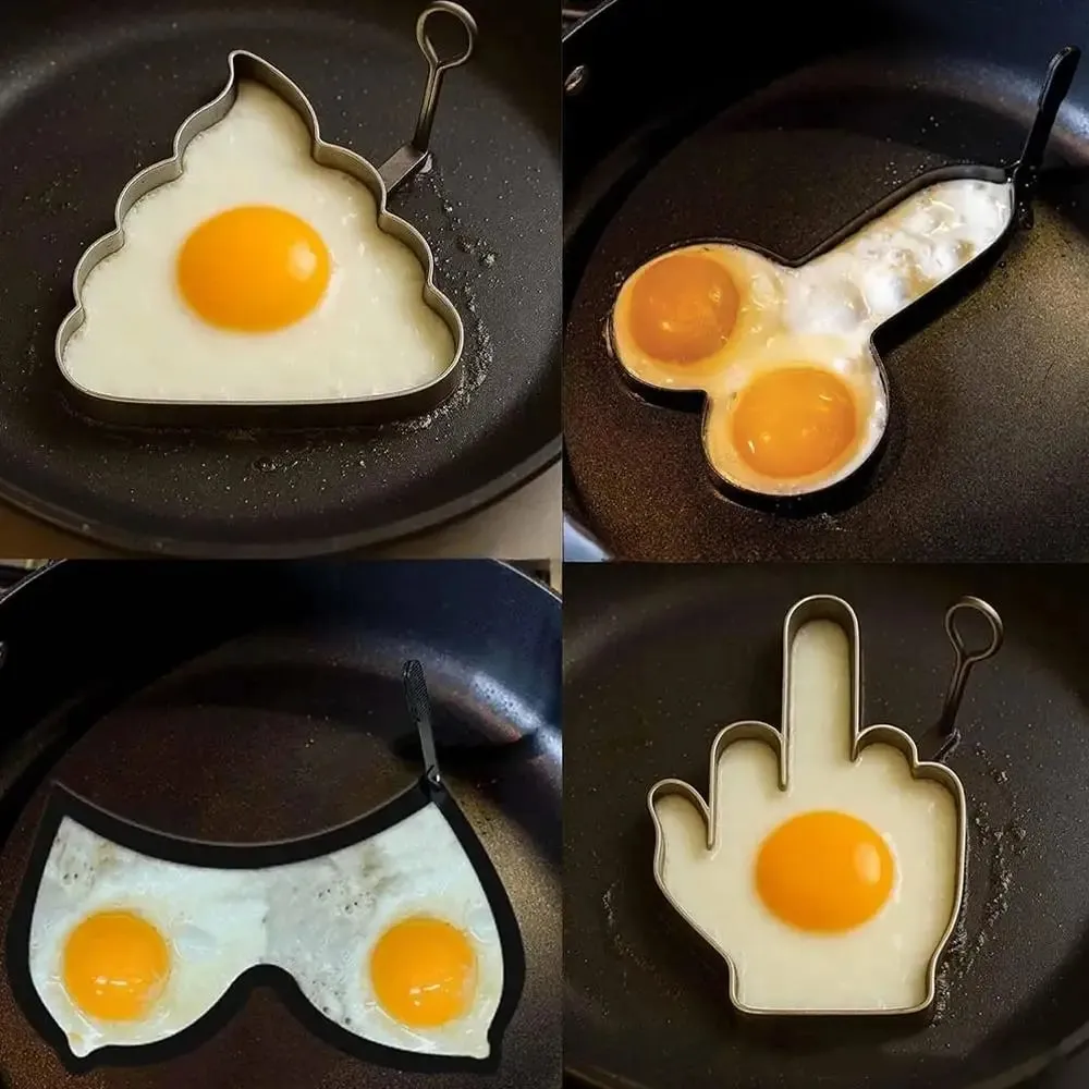 Stainless Steel Fried Egg Mold Pancake Maker Breakfast Baking Omelette Rings Cooking Tools For Kitchen Accessories Gadget