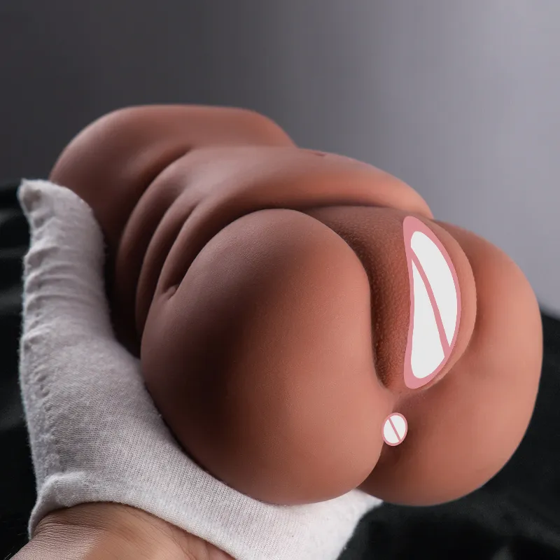 Sex Toys for Men Male Masturbator Pussy Vagina Anal Masturbator Rubber Sleeve Soft Silicone Realistic Texture Stroker Adult Toys