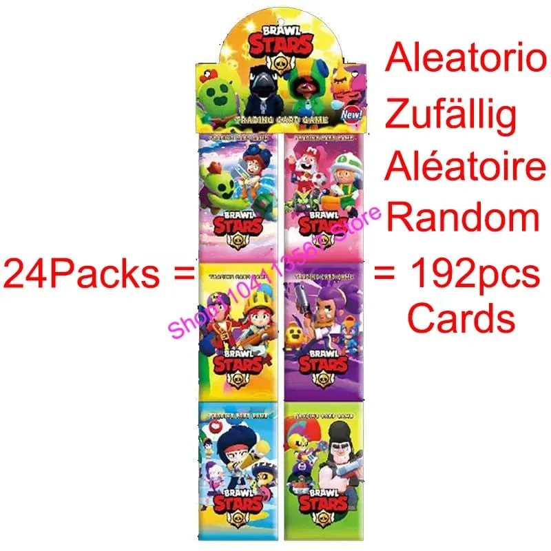 Brawl Stars Random Collect Card Anime Figures Collection Cards Battle Carte Game Entertainment Rare Trading Cards Kid Gift