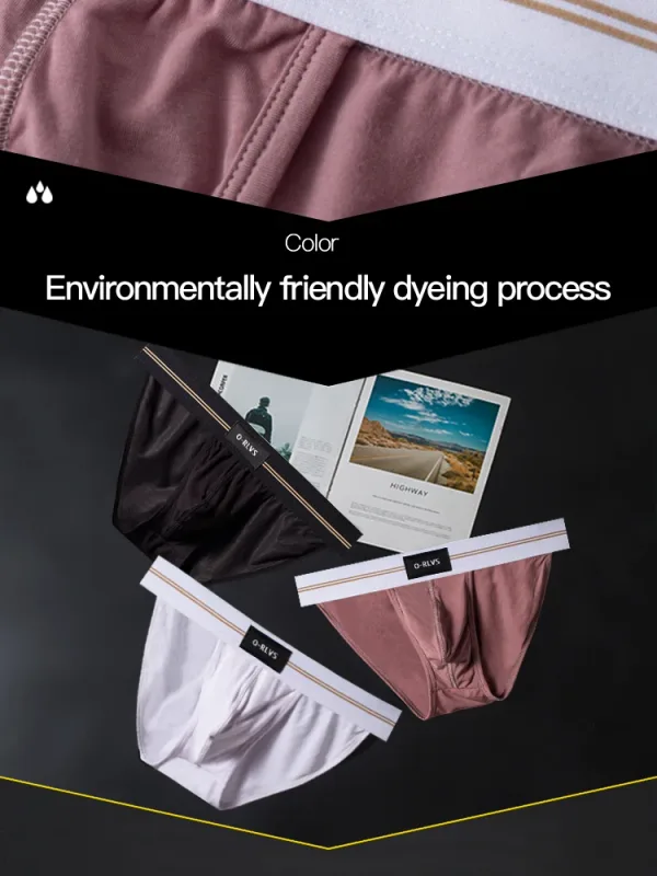 Mga Brief Panlalaking Seamless Hip Design Mens Underwaer Super Large Wide 5cm Elastic Band Independent Codpiece Boy Short Pants