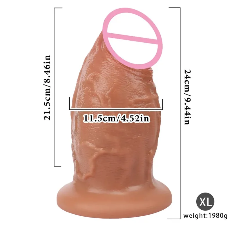Super Big Skin Dildo Penis Prostate Massager Strap-on Silicone Realistic Anal Plug Masturbator Sexy Adult Huge Dildos Sex Toys