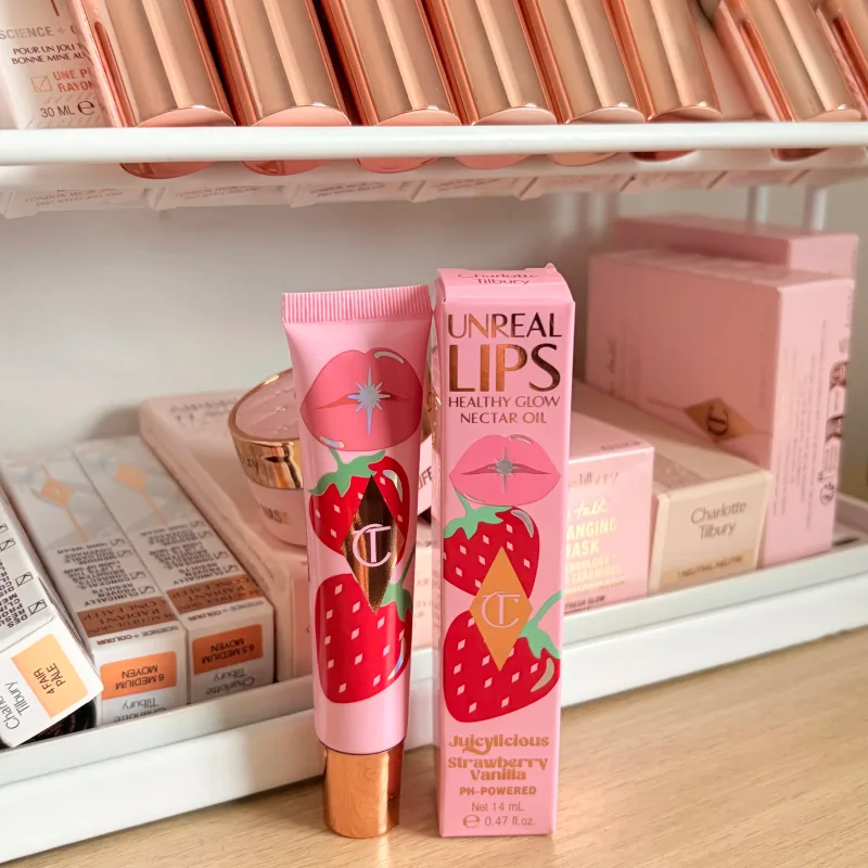 Mewah CT Multicolored Water Light Lip Gloss Last Hydrating Lip Balm berbentuk hati Berus Bibir Petua&Jeli Lip Gloss Hadiah Mekap