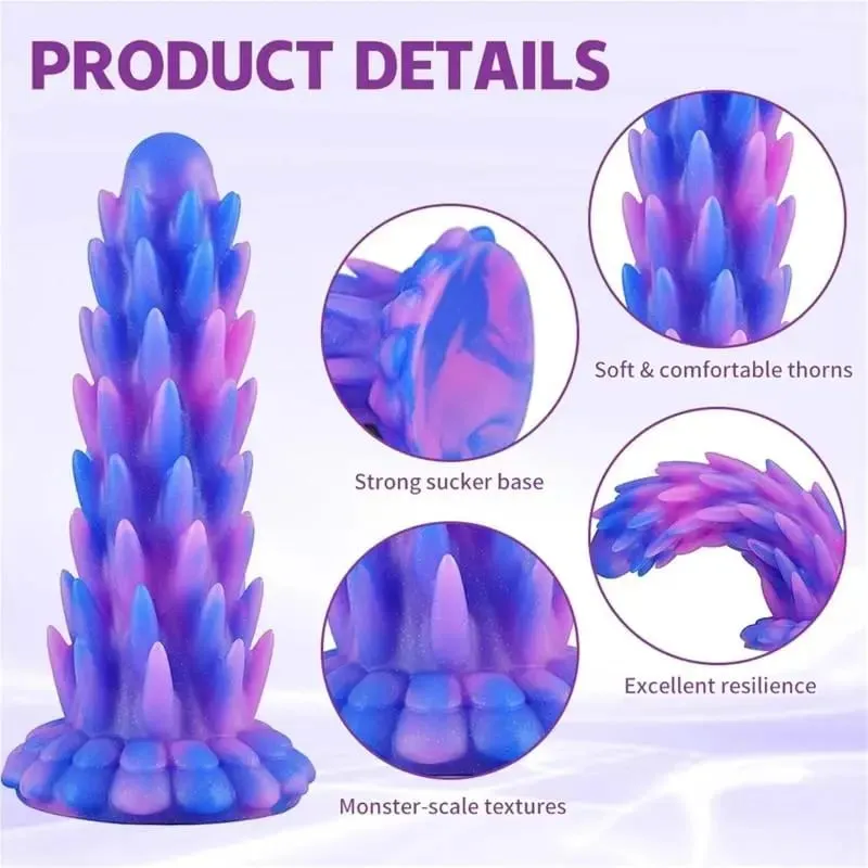 Sex Toys Monster Dildo Fantasy Huge Silicone Butt Plug For Women And Men 3 Size Prostate Massager Sex Toy For Adults Luminous 18 — image 4