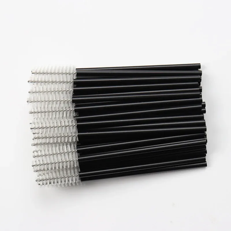 100pc Disposable Eyelash Brush Hollow Eyebrow Comb Lash Extension Makeup Brushes Mascara Stick Applicator Microbrush Beauty Tool