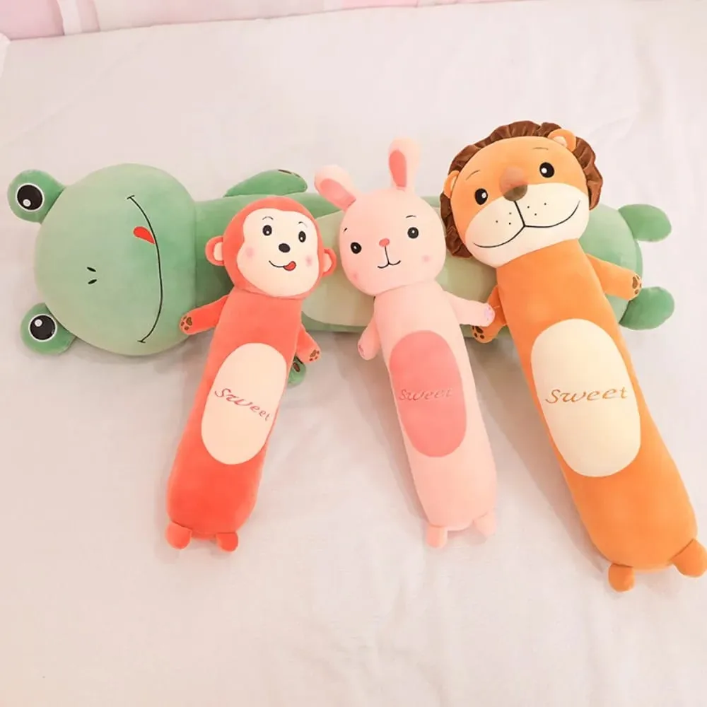 Soft 50/70cm Cute Bantal Monkey Cat Animal Bolsters Lion Rabbit Peluk Pillow Home