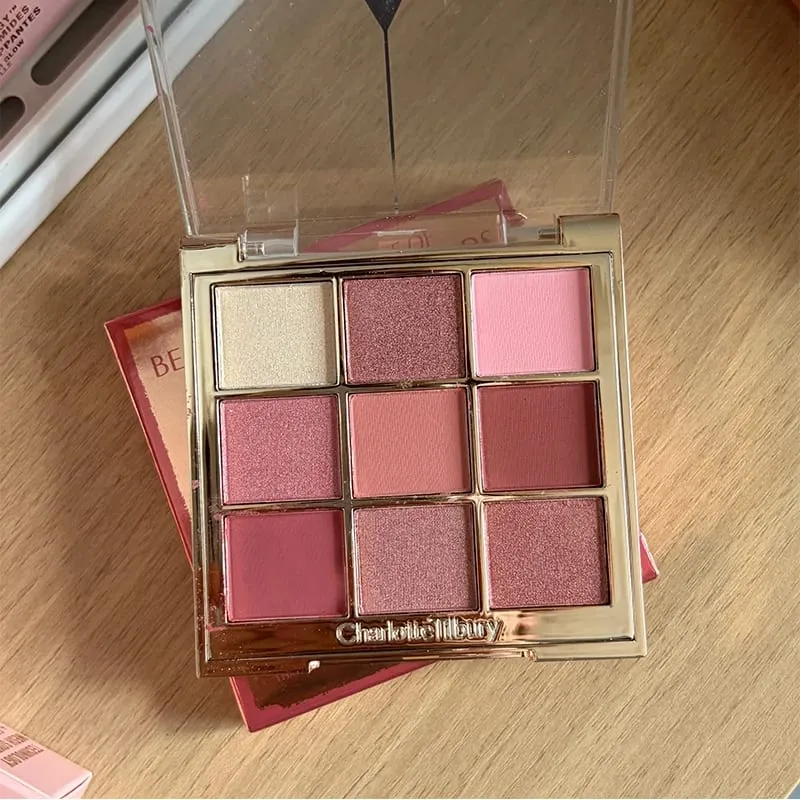 Luxusmode Charlotte Tilbury Brand Makeup 9 Farben Lidschattenscheibe 9g Nature Easy To Color Foundation Lidschattenkosmetik
