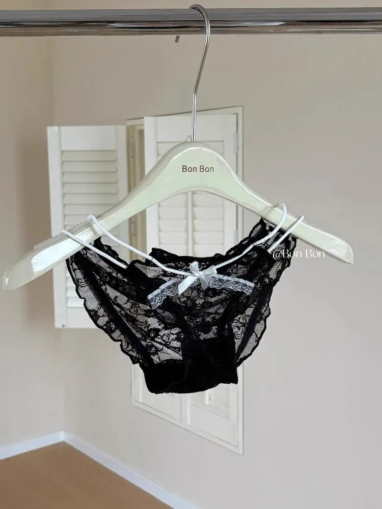 French Lace Push Up Lingerie Set for Women Sexy Deep Plunge Demi Bra Gather Small Bust Big Look Daily Comfort Wear S-XL
