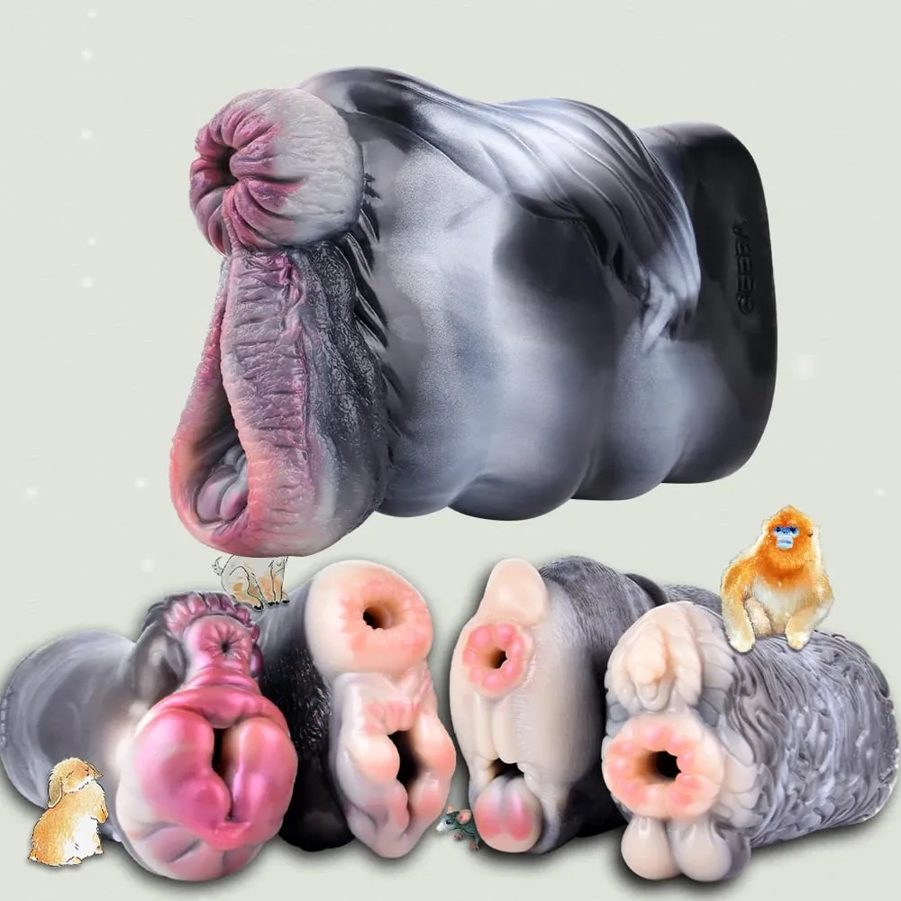 Animal Realistic Vagina Anal Male Masturbator Sex Toys for Men Silicone Pocket Pussy 3D Artificial Stroker Erotic Sex Toys