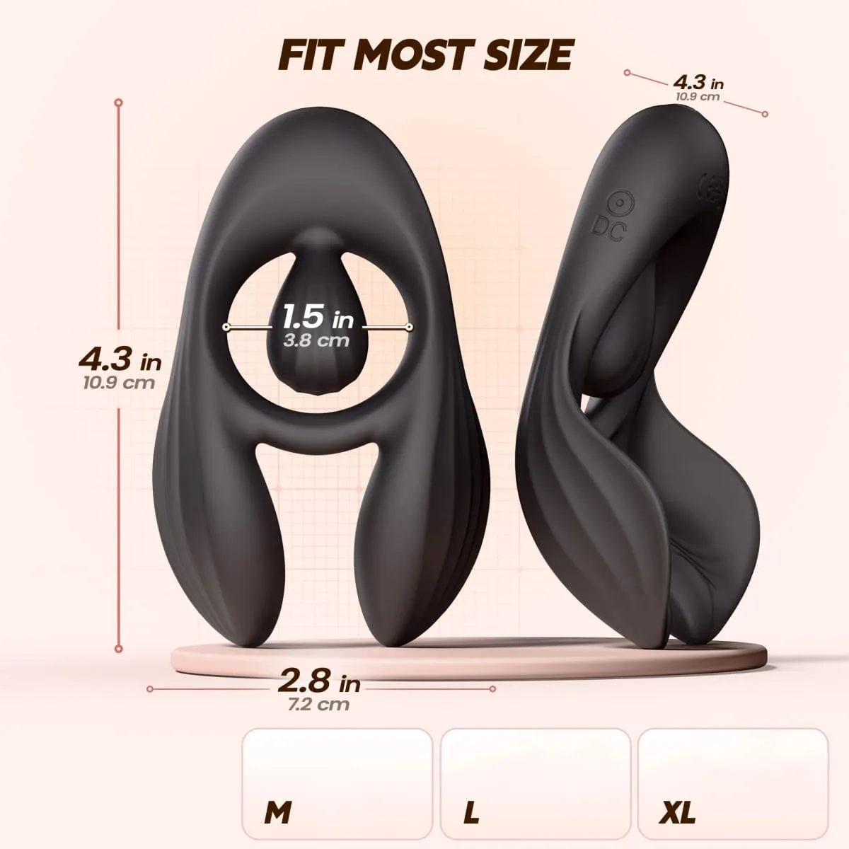 Vibrating Cock Ring for Men Delay Ejaculation Testicle Vibrator Remote Control Penis Ring Clit Stimulator Sex Toy for Men