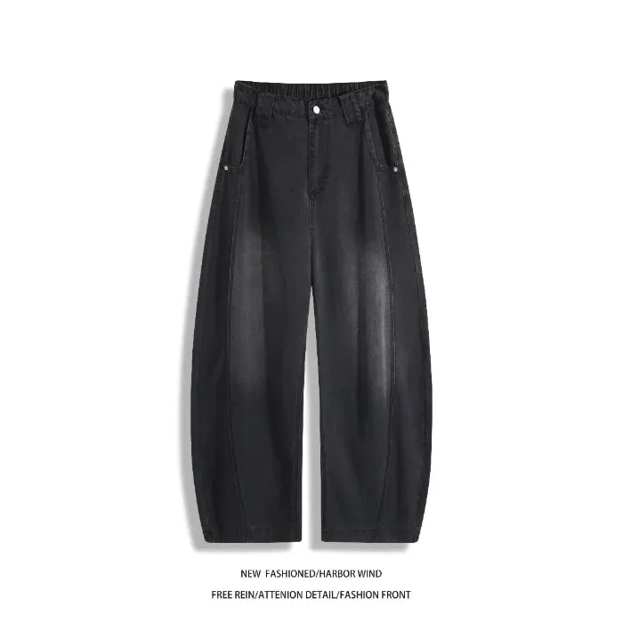 Man Pants Mens Jeans Summer New High Street Fashion Casual Thin Ice Silk Curved Blade Trousers For Men