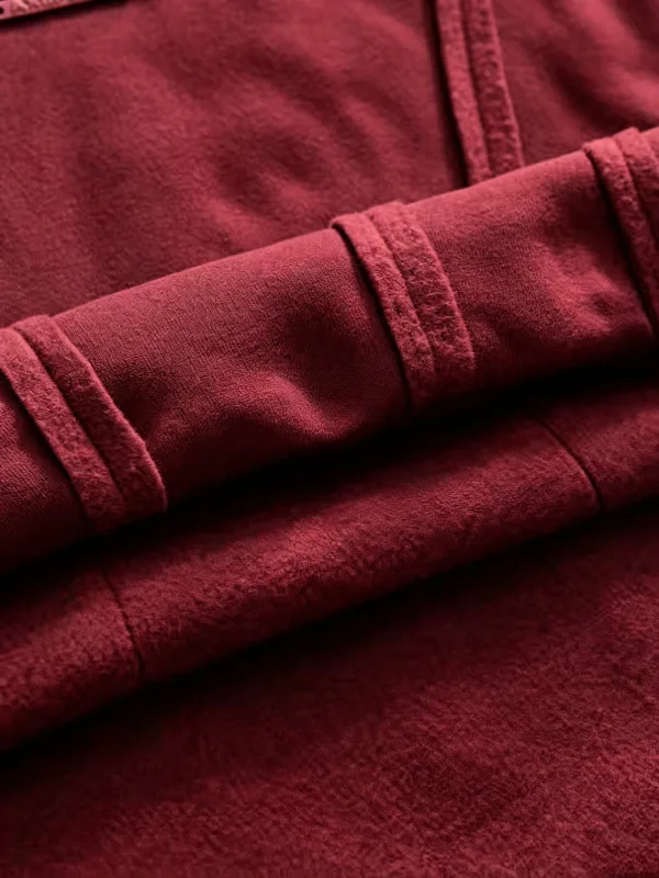 Men's hooded sweatshirt, warm and loose hooded sweater, pocket drawstring details, men's fall-winter sports jacket elastic cuffs