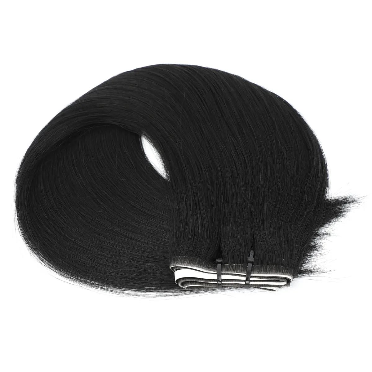 [NEW] Full Shine 50G One Piece Invisible Genius Hair Extensions Tape-In Real Human Hair Remy Skin Weft Thick Ends For Women
