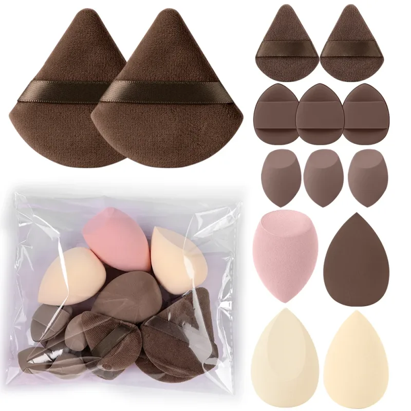 14Pcs Women's Makeup Sponge Set Cosmetic Blender Beauty Egg Foundation Puff Powder Puffs Make up Accessories for Beauty Tools