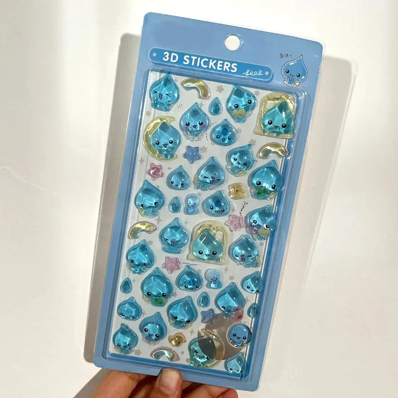 3D Stickers Cartoon Sticker Accessories Cute Stickers Seal 3d Phone Stickers Notebook DIY Stickers ボンボン ドロップシール