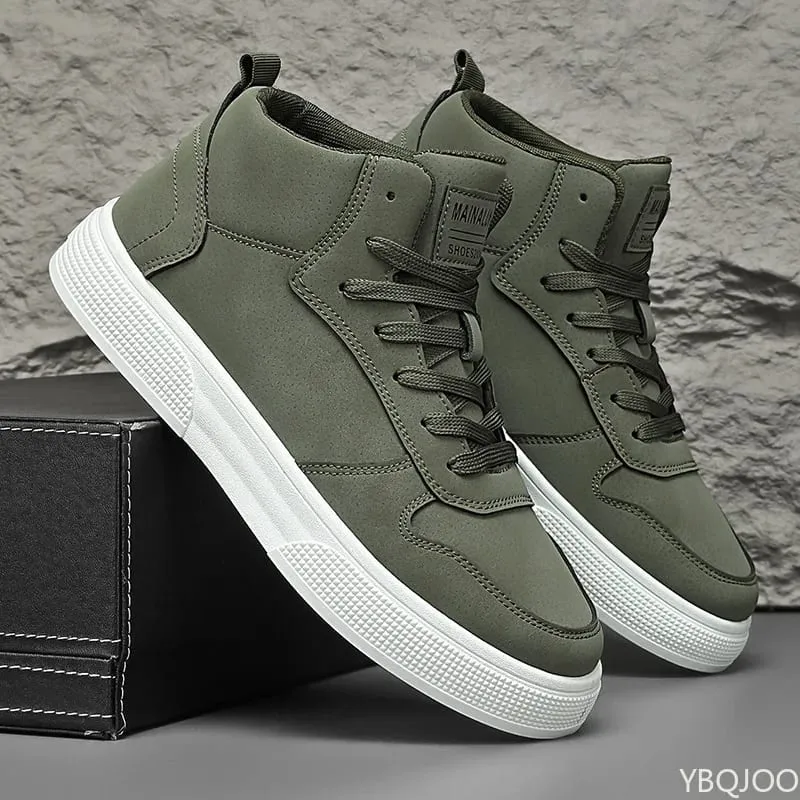 Spring summer new minimalist men's platform shoes fashionable versatile men's sneakers casual comfortable sports shoes