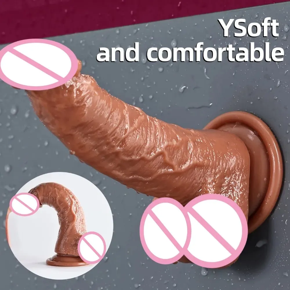 Penis Adult Sex Toy Suction Cup Female Masturbators Adult Sex Toys Dildos Masturbation Realistic Dildo Women Couples Pleasure 18