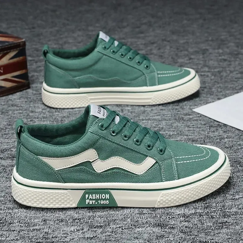 Trendy Männer Leinwand Schuhe Atmungsaktive Herren Casual Schuhe 2025 Neue Nicht-slip Männlichen Turnschuhe Sport Skateboard Schuhe Zapatillas De hombre — image 9