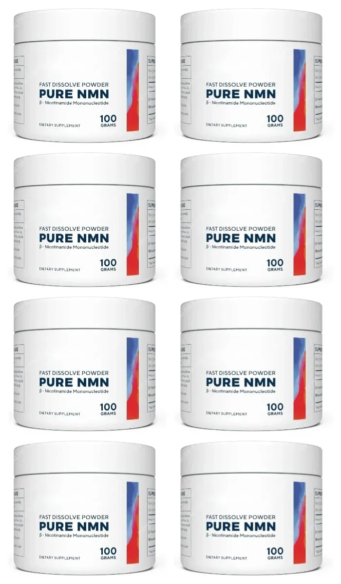Pure NMN Powder 100g NAD+ Booster Nicotinamide Mononucleotide 500mg Fast Dissolve Anti Aging Cellular Energy Supplement Non-GMO
