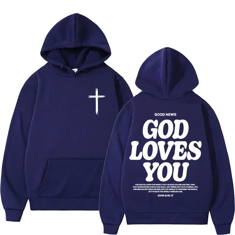 Unisex Y2K Harajuku Aesthetic Hoodie Bible Verse Print Vintage Streetwear Drawstring Hooded Sweatshirt For Men Women