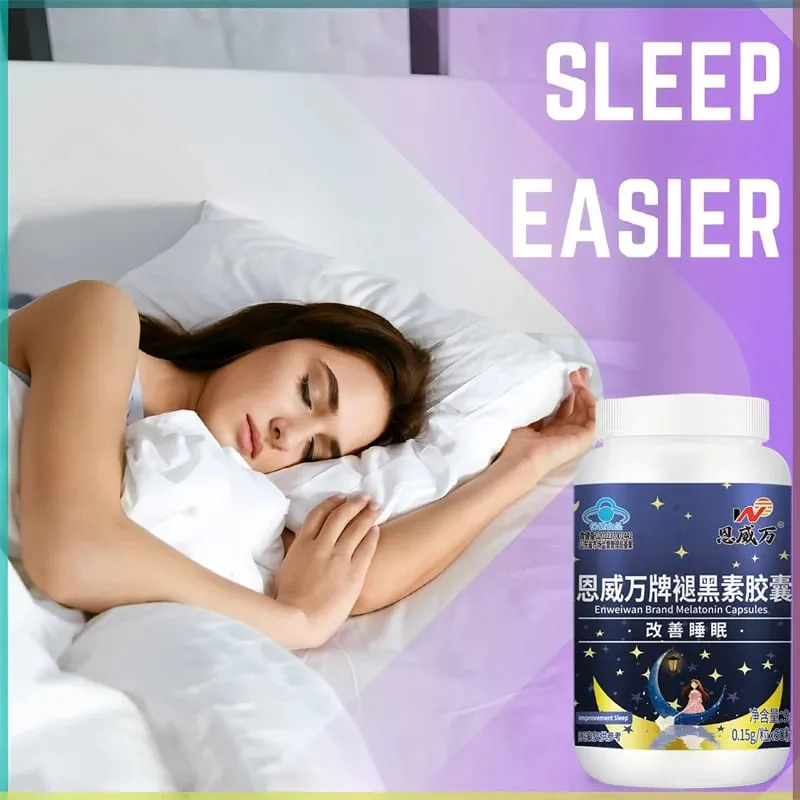 Melatonin Capsules Deep Sleep & Brain Cognition Extra Strength Liposomal Melatonin with Vitamin B6 double effect quality sleep