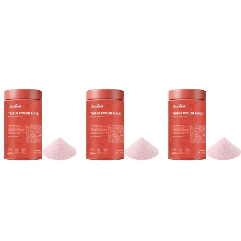 Docteat Triple Power Build Creatine Powder with Creatine HCL Creatine Monohydrate Electrolyte Hydration Blend 30 Servings — image 9