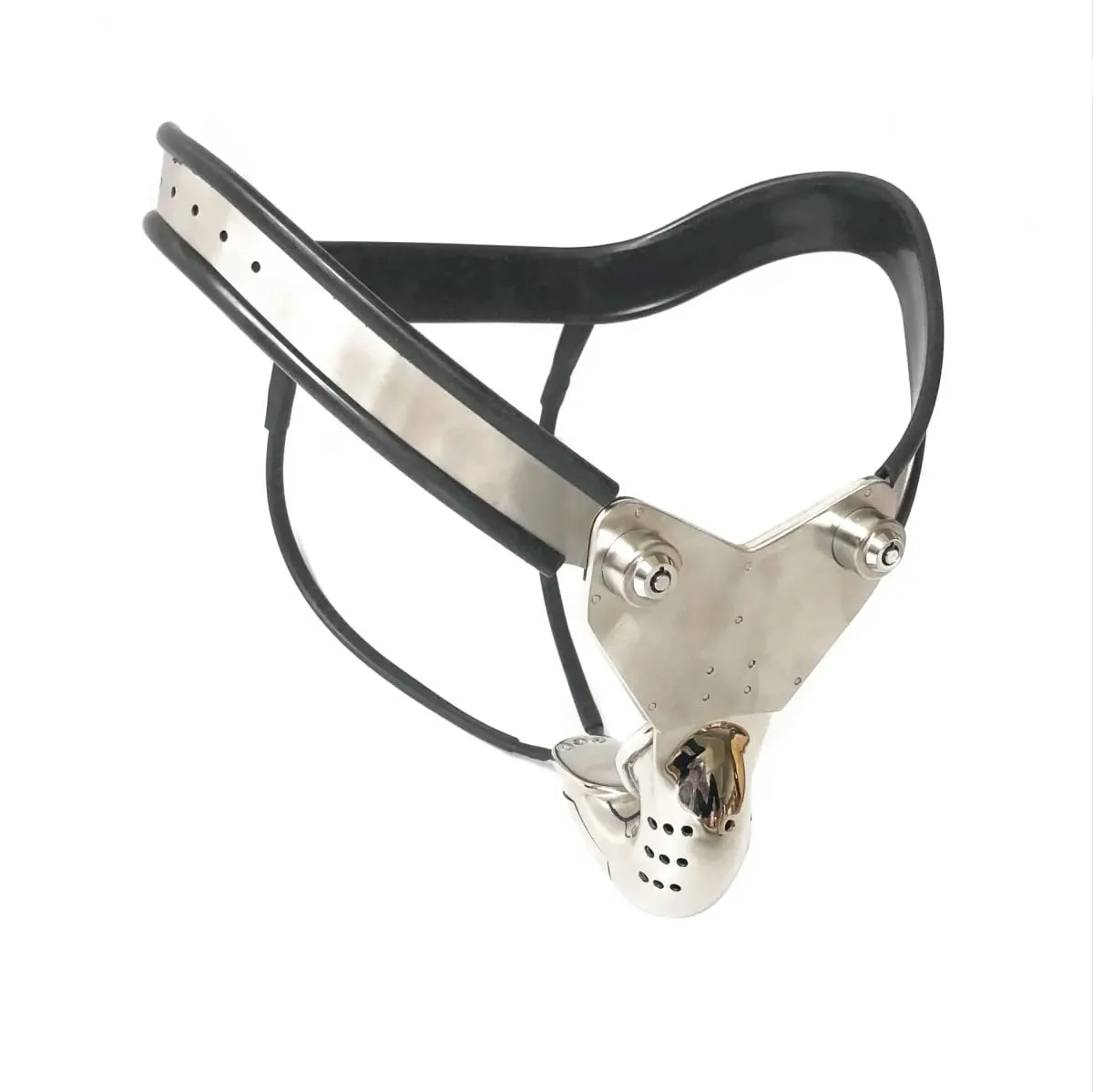 Male Chastity Device Waist Belt Stainless Steel Cock Cage Penis Sleeve Cockrings Dick BDSM Bondage Kit Adult Sex Toys for Men 18