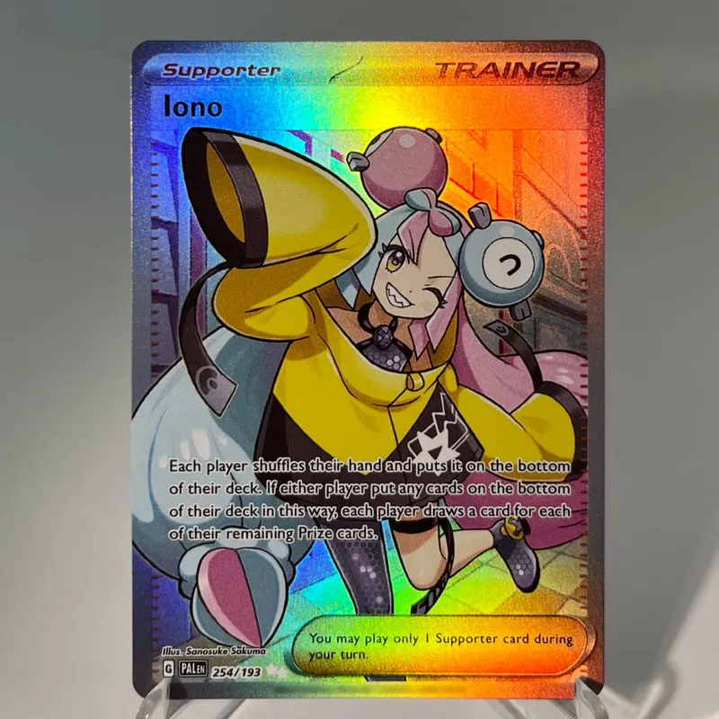 Paldea Evolved PKM Cards PTCG4-C GX Rainbow Magikarp Raichu Tyranitar Iono Rare Collection Battle Toys Gifts for Hobbies