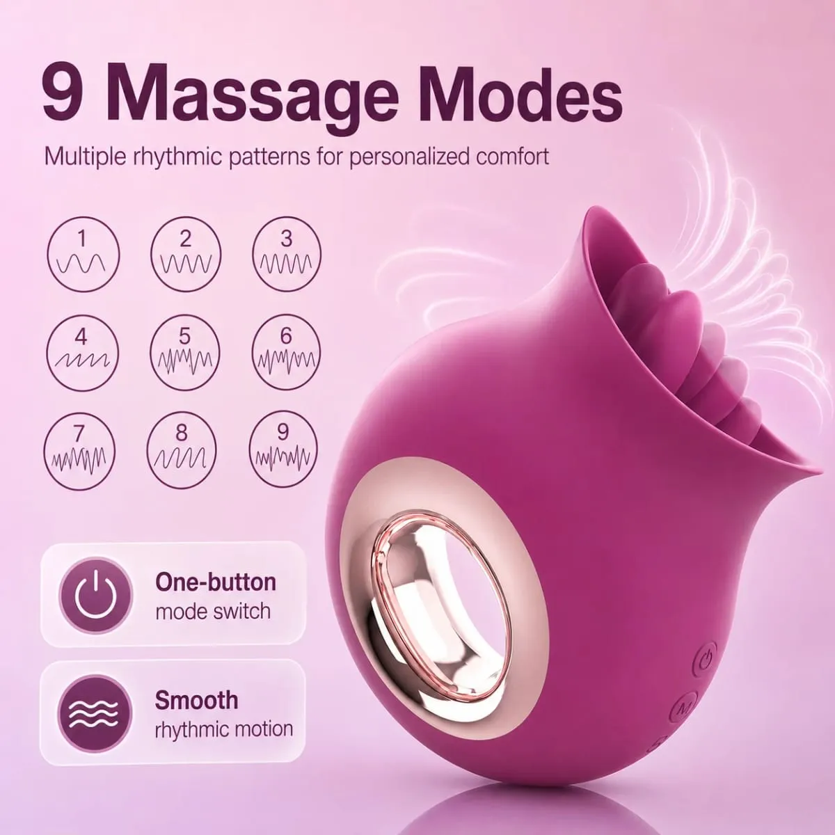 Clitoris Tongue Licking Vibrator for Women Nipples Clitoris Sex Toy Blowjob G Spot Orgasm Stimulator Female Masturbation Toy 18+
